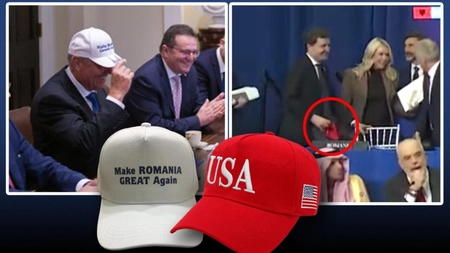 Nicușor Dan și-a pus șapca cu Donald Trump sub fund! Încă o gafă făcută de președintele României