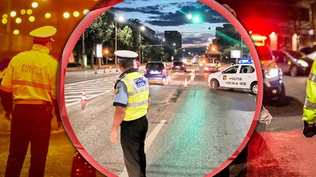Ruleta rusească în trafic, la Iași. Șoferii care au încercat să încalce legea au picat pe capete în plasa polițiștilor