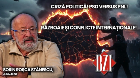 LIVE VIDEO - Studio-Politic BZI LIVE alături de nașul presei din România, senior-jurnalistul Sorin Roșca Stănescu! De la Strâmtoarea Ormuz la gazul rusesc și criza politică din România