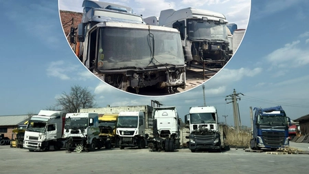 Depozit de dezmembrări auto ilegal în Tomești, Iași. Garda de Mediu a făcut plângere penală, după ce a dispus suspendarea activității, iar măsura nu a fost respectată