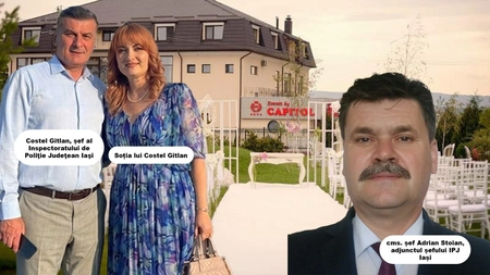 Care este starea de sănătate a nuntașilor de la Hotel Capitol Iași după ce au ajuns la spital cu toxiinfecție alimentară. Printre cei prezenți: șeful IPJ Iași, Costel Gîtlan, și soția sa - UPDATE