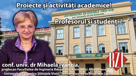 LIVE VIDEO - Studio-Academic BZI LIVE cu invitatul special conf. univ. dr. Mihaela Ivancia, prodecan Facultatea de Ingineria Resurselor Animale și Alimentare - Universitatea pentru Științele Vieții 