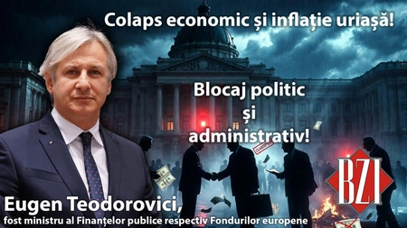 LIVE VIDEO - Studio-Analiză BZI LIVE ce-l are în prim-plan pe Eugen Teodorovici, fost ministru al Finanțelor publice respectiv Fondurilor europene