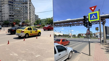 Modificări de circulație în două intersecții aglomerate din municipiul Iași! În Tudor Vladimirescu vor fi schimbați timpii la semafoare, iar în Zimbru se elimină indicatoarele