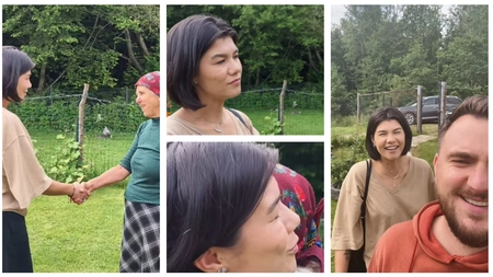 Ileana Sterp, în vizită la mama gemenilor Graur. Cum a fost primită fiica Mamei Geta