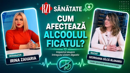 LIVE VIDEO - Consumul de alcool și impactul asupra sănătății digestive, tema emisiunii BZI LIVE cu dr. Georgiana Gîlcă-Blanariu, medic specialist gastroenterologie în cadrul Spitalul Clinic Județean de Urgență Sfântul Spiridon Iași