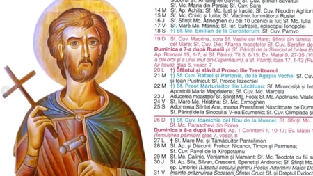 Calendar ortodox, 18 iulie 2026. Credincioșii îl cinstesc pe Sfântul Mucenic Emilian de la Durostor