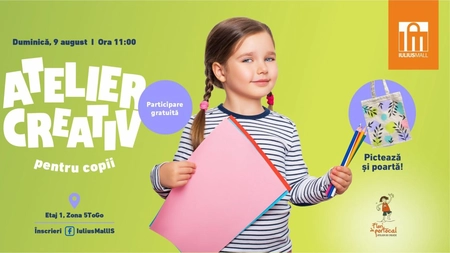 Atelier de pictat pentru cei mici și surprize pentru cinefili, în acest weekend, la Iulius Mall Iași