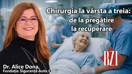 LIVE VIDEO - Chirurgia la vârsta a treia! De la pregătire la recuperare ne explică dr. Alice Dona, medic specialist geriatrie gerontologie, la BZI LIVE