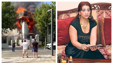 A luat foc palatul vrăjitoarei Vanessa! Imobilul valora jumătate de milion de euro! De la ce a pornit incendiul! 