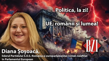 LIVE VIDEO - Studio-Analiză BZI LIVE alături de invitatul special permanent Diana Șoșoacă, liderul și președintele Partidului S.O.S. România respectiv europarlamentar român neafiliat în Parlamentul European