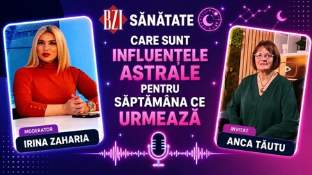 LIVE VIDEO - Ce se întâmplă la nivel astral săptămâna aceasta, aflăm la emisiunea BZI LIVE, împreună cu astrologul Anca Tăutu