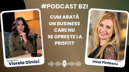LIVE VIDEO - Irina Pîntescu, antreprenor social: cum arată un business care nu se oprește la profit?