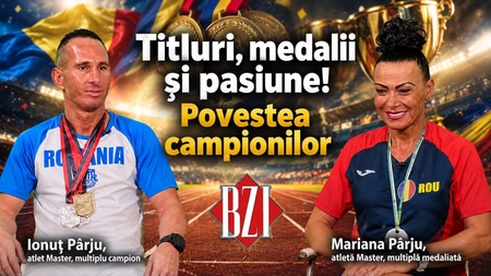 LIVE VIDEO - Titluri, medalii și pasiune! Povestea campionilor Mariana și Ionuț Pârju la BZI LIVE
