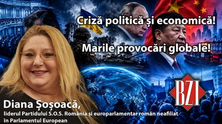LIVE VIDEO - Studio-Special BZI LIVE alături de liderul și președintele Partidului S.O.S. România Diana Șoșoacă, europarlamentar român neafiliat în Parlamentul European