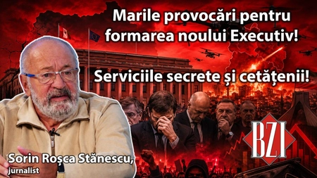 LIVE VIDEO - Studio-Special BZI LIVE cu invitatul permanent, nașul presei din România, senior-jurnalistul Sorin Roșca Stănescu