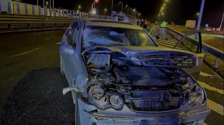 Accident în lanț pe autostrada A1! Cinci vehicule s-au ciocnit, iar șapte persoane au ajuns la spital