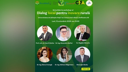 Workshop la USV Iași: „Dialog local pentru inovare rurală”, un pas spre dezvoltarea comunităților