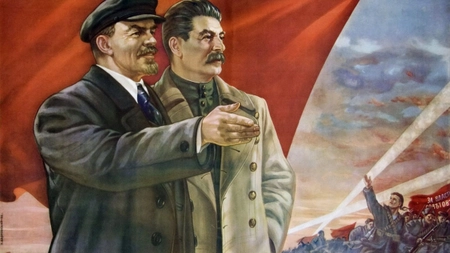 Lenin și Stalin, îndrăgostiți până peste cap 
