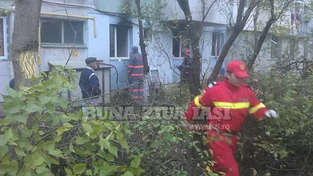 EXCLUSIV! Incendiu la un apartament din Alexandru - FOTO,VIDEO
