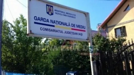 Amenzi de 150.000 de lei, aplicate de Garda de Mediu Iași