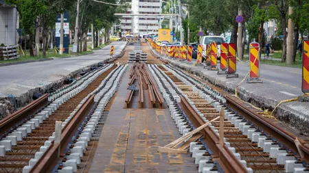 Liniile de tramvai din Iași se modernizează în tot orașul. Când se finalizează lucrările de reabilitare a străzilor pe care circulă vagoanele CTP Iași