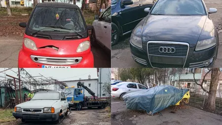 Mașinile abandonate pe străzile din Iași sunt ridicate și vândute la fier vechi. Poliția Locală Iași a identificat deja peste 100 de vehicule pe domeniul public care vor fi casate