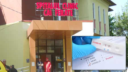 O pacientă internată de două luni La Spitalul CF din Iași a amenițat că se sinucide dacă nu va fi externată! Femeia a fost diagnosticată cu coronavirus și de 60 de zile testul iese încă pozitiv