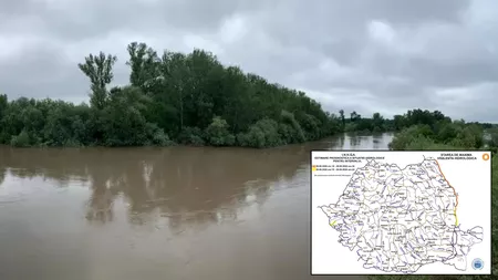 Viitura de pe râul Prut amenință locuitorii din Iași, Botoșani, Vaslui și Galați. Oamenii sunt evacuați din cauza codului portocaliu de inundații