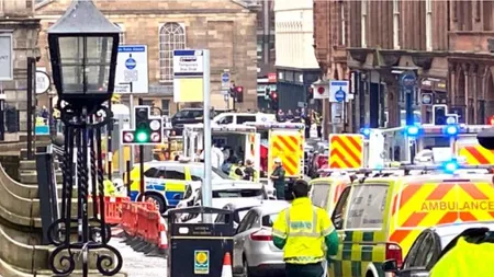 Atac armat în centrul orașului Glasgow. Trei persoane au fost înjunghiate și au decedat - VIDEO