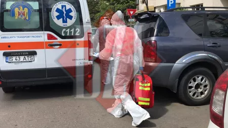 Bărbat dus cu ambulanța la Spitalul „Sf. Spiridon“, după ce a făcut scandal - FOTO