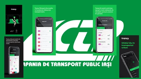 Aplicația pentru transportul public lansată de CTP Iași a înregistrat un succes rapid! Limita pentru descărcarea aplicației Tranzy pe dispozitivele Android a fost dublată din cauza cererilor ridicate