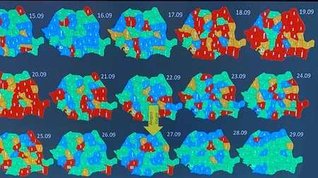 Prognozele Covid-19 care au ajuns pe masa Guvernului. Iată care este evoluția pandemiei de coronavirus din România în urma redeschiderii școli - Grafice