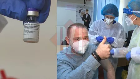 România începe campania de vaccinare anti-COVID-19. Dr. Florin Roșu, managerul Spitalului de Boli Infecţioase Iași, s-a vaccinat împotriva COVID-19