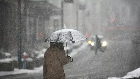 Avertizare meteo! ANM a emis cod galben de vânt și ninsoare în mai multe zone din țară