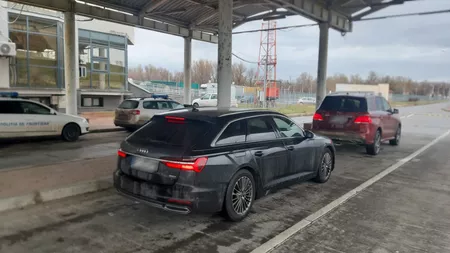 Audi A4 furat în Germania, recuperat de polițiștii de frontieră din Galați