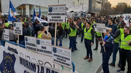 Protest al polițiștilor împotriva Guvernului Florin Cîțu: „Suntem prizonierii incompetenței!”