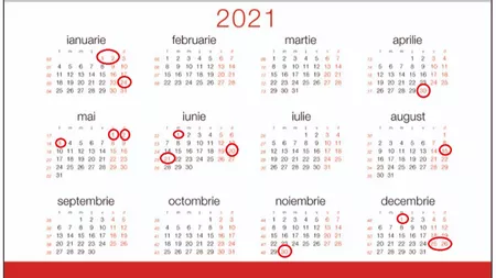 Zile libere 2021. Sărbători legale în România anul acesta. Calendarul complet al vacanțelor