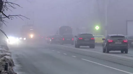 Atenţie, şoferi! Cod galben de ceață în mai multe localităţi din judeţul Iași