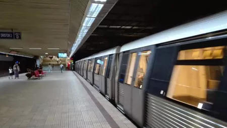 ISU Bucureşti, despre femeia prinsă sub garnitura de tren la metrou