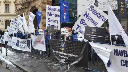 Mai multe organizații sindicale protestează în Capitală: Sunt nemulțumiți de măsurile anunțate de Guvern