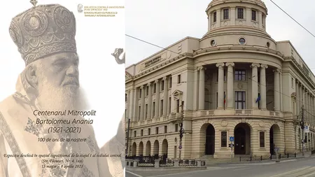 Centenarul Mitropolit Bartolomeu Anania (1921-2021): 100 de ani de la naștere, la Biblioteca Centrală Universitară Iași - GALERIE FOTO