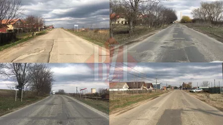 Imagini de coșmar de pe un drum din județul Iași! Șoseaua aflată la marginea Uniunii Europene a devenit coșmarul șoferilor. Pe aici pot trece tancurile rusești - FOTO