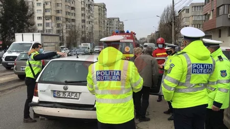 Accident rutier în Canta din municipiul Iași. Au fost implicate două autoturisme şi s-a înregistrat o victimă - EXCLUSIV- FOTO, VIDEO