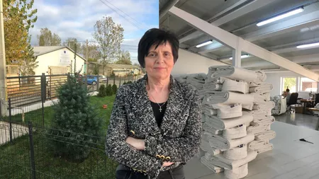 Femeia de afaceri din Iași care a primit cei mai mulți bani de la UE! Lăcrămioara Moscaliuc a investit 200.000 de euro în fabrica de textile, unde se produc saci pentru filtrarea prafului