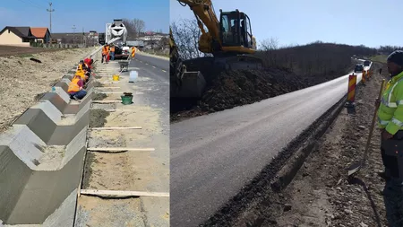 Așa arată lucrările pe axa rutieră Iași - Suceava. 24 de milioane de euro, alocate în 2021 pentru cel mai lung drum din județ