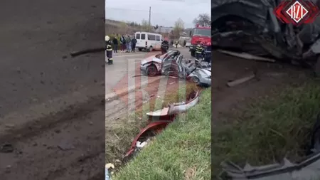 Accident rutier grav în Dorohoi. Două persoane au decedat, iar alte patru au fost rănite - FOTO/ VIDEO