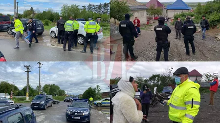 Țiganii din Zanea, băgați în boale de Garda de Mediu și jandarmi! Satul din comuna ieșeană a fost răscolit, în căutarea de mașini dezmembrate. S-a lăsat cu victime colaterale - FOTO/VIDEO