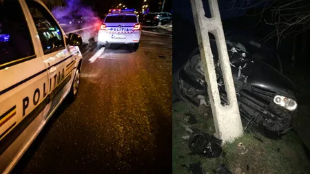 Un pensionar din Iași, prins mut de beat la volan, după un accident rutier! A intrat cu mașina într-un autoturism parcat, după care s-a proptit într-un stâlp! A vrut să plece de la locul impactului, dar a fost prins de un polițist în civil! (Exclusiv)