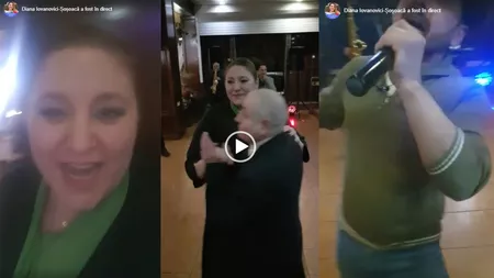 Un ieșean a mers la o petrecere cu Diana Șoșoacă și s-a ales cu o amendă! Transmisiune live pe Facebook, când bărbatul cânta la microfon. 